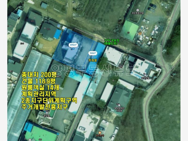 남양평IC 접근성 좋고 남한강변 산책로 및 파크골프장 인근  땅 넓은 모텔 매매_22