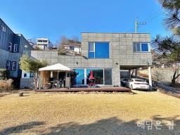 남한강조망되는 철근콘크리트 건축주택! 단지형에 지열보일러로 단열효과 끝내주며 강상면생활권