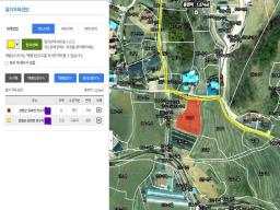 2차선 도로 접근성 좋으며 강하초등학교 편의시설 이용 편리한 계획관리지역 내 토지