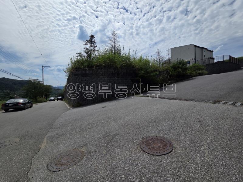 2차선 37번국도 600m ,  교차 가능한 도로, 전망 좋은 전원단지내  알땅_25