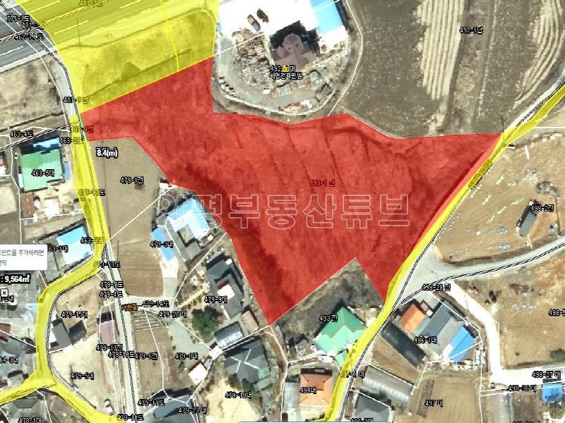6번국도 접근성 좋은 벗나무가 많은 넓은 토지_1