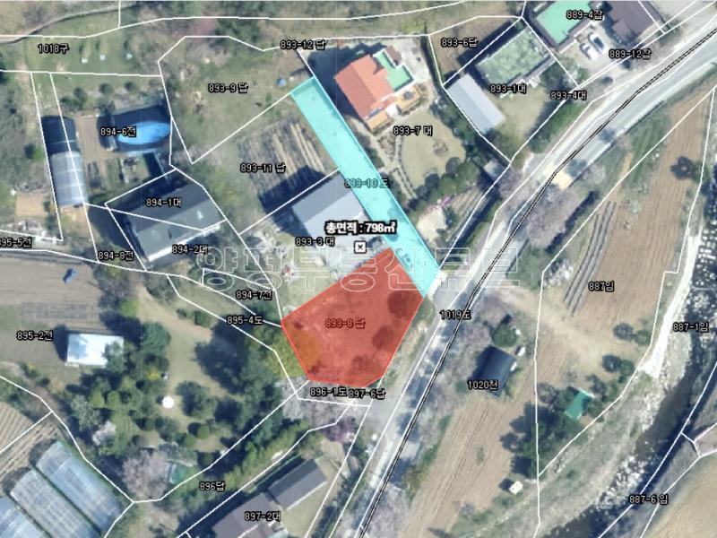 산 좋고 물맑은 양평의 최상의 지역 용천리 2차선 도로 접한 땅_1